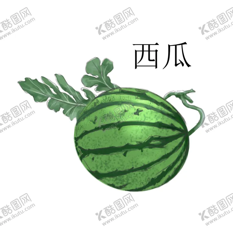 编号：61989006282231422130【酷图网】源文件下载-西瓜手绘插画