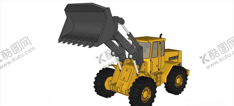 编号：68144410290410354663【酷图网】源文件下载-装载机模型挖掘机