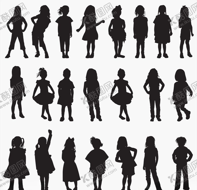 编号：96676310051755151013【酷图网】源文件下载-人物剪影