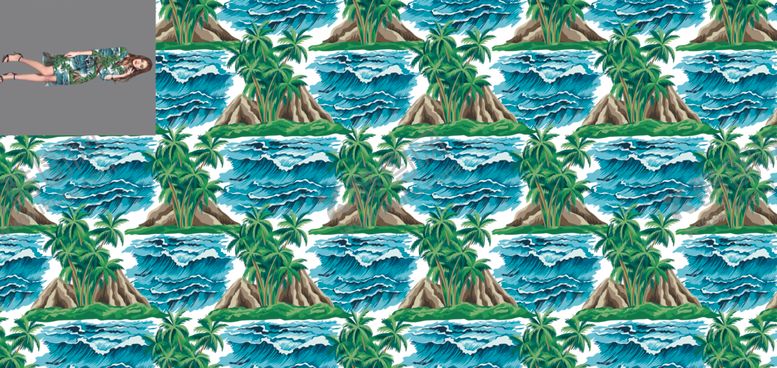 编号：98926009111857366123【酷图网】源文件下载-数码椰树山海水挂板