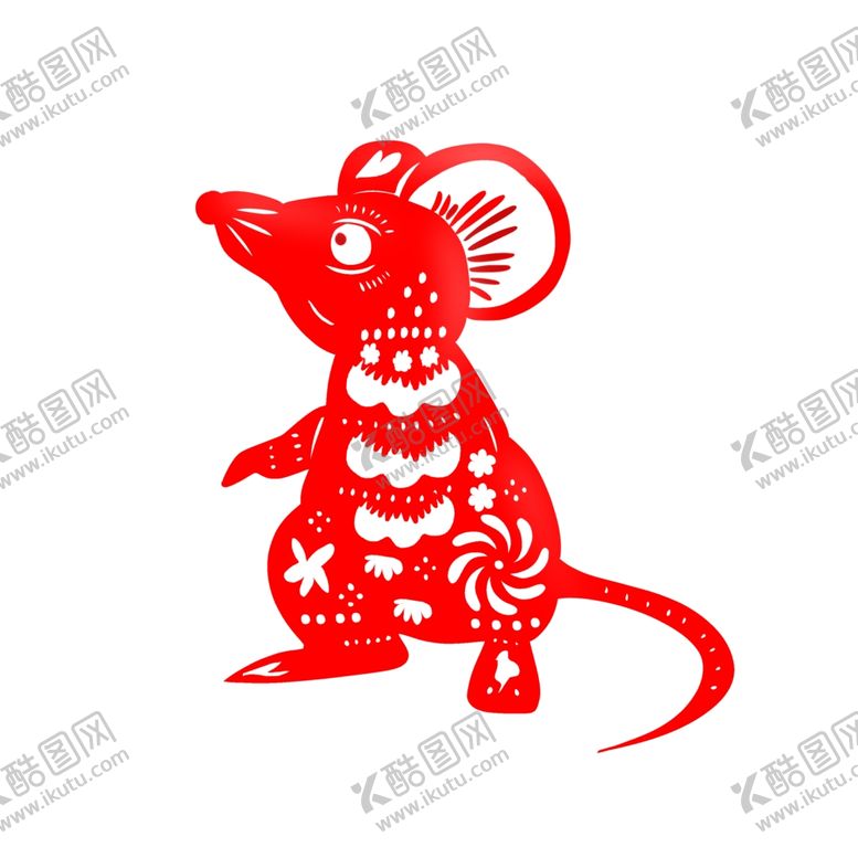 编号：27629809150436333776【酷图网】源文件下载-鼠年剪纸风格