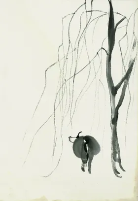 齐白石国画中风水墨山水山水