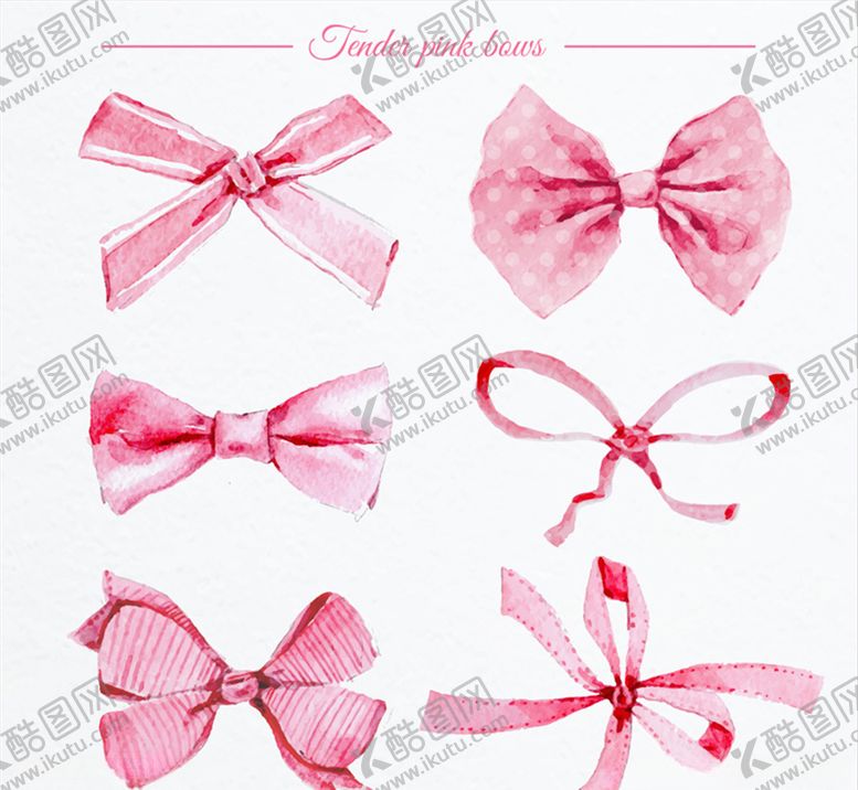 编号：13605909191807043839【酷图网】源文件下载-矢量蝴蝶结素材