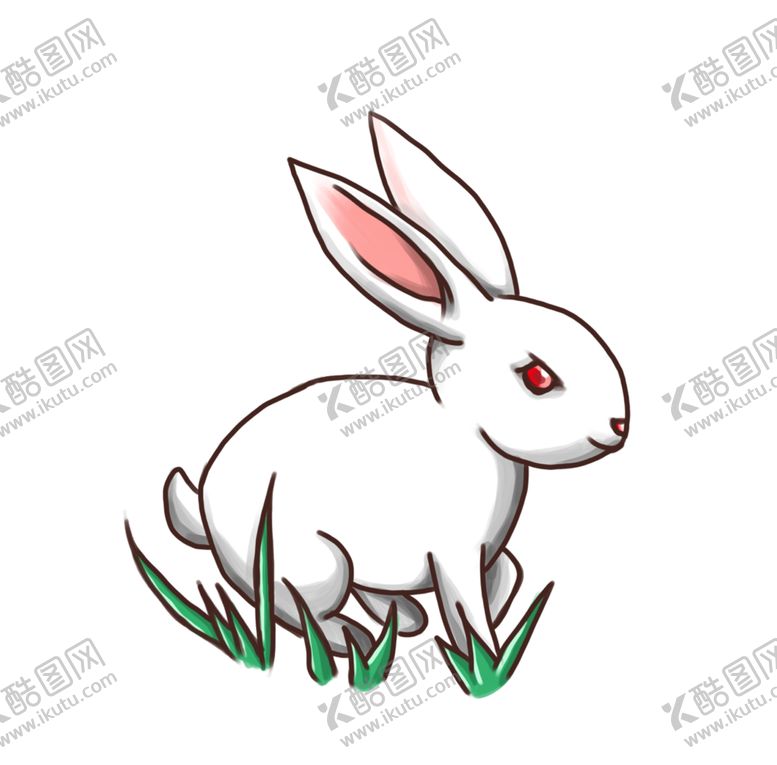 编号：22781601190706163912【酷图网】源文件下载-中秋插画   可爱卡通兔子  
