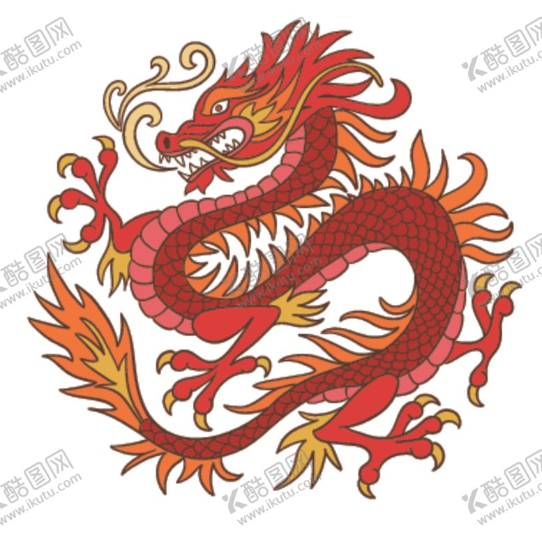 编号：51252507041139013539【酷图网】源文件下载-龙形象设计图案