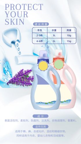 洗衣液海报