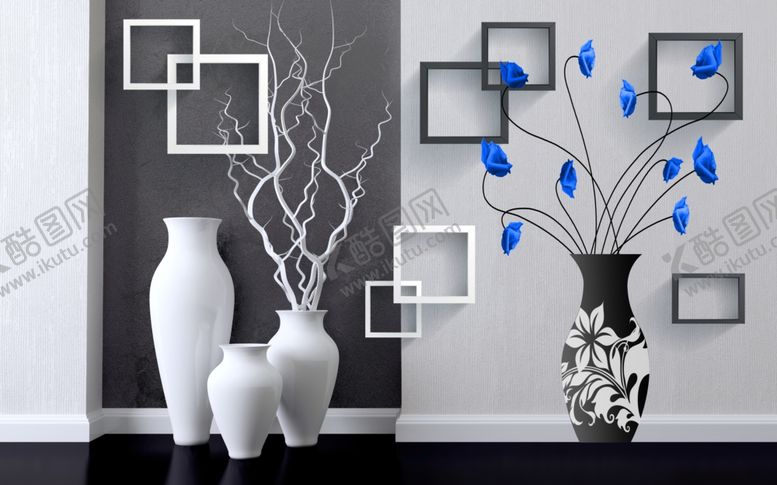 编号：21109710300827292647【酷图网】源文件下载-几何花瓶