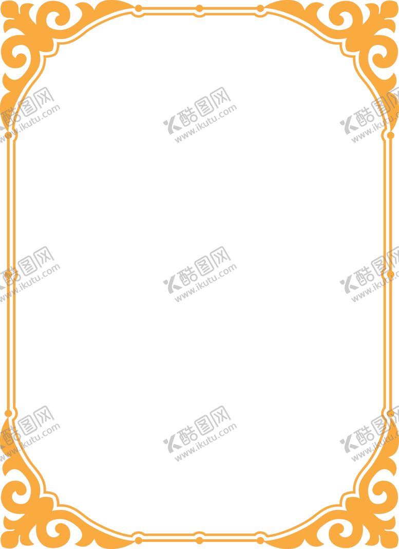 编号：29168101192218295965【酷图网】源文件下载-复古边框欧式边框花边印章