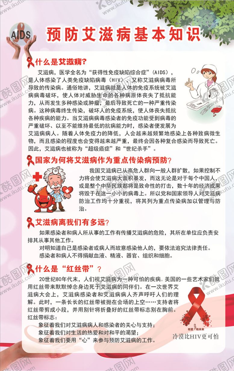 编号：14680410141407021550【酷图网】源文件下载-艾滋展板