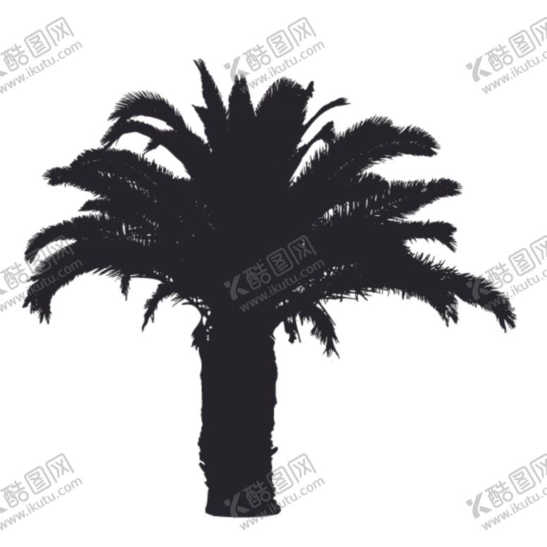 编号：26283811012208128798【酷图网】源文件下载-植物树木剪影
