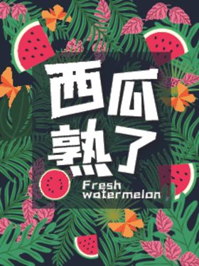西瓜插画