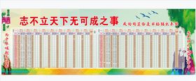 中考目标励志背景