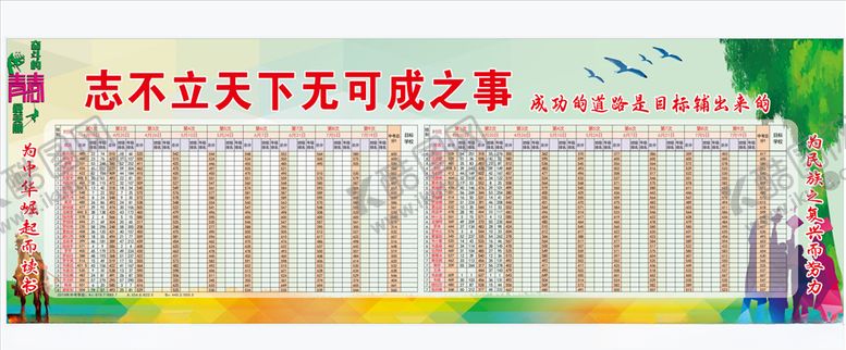编号：14038205071335449697【酷图网】源文件下载-中考目标励志背景
