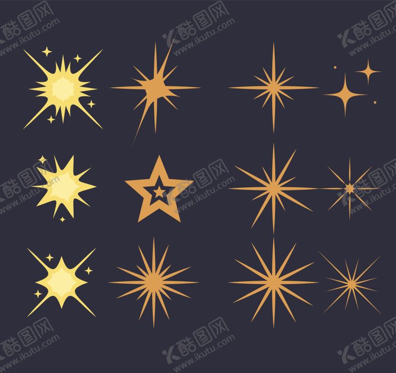 编号：87437212132217054178【酷图网】源文件下载-星星星光闪光