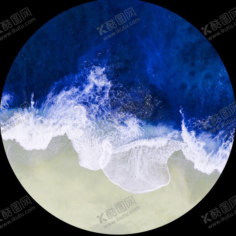 编号：86986011110946263116【酷图网】源文件下载-海景圆形挂画装饰画