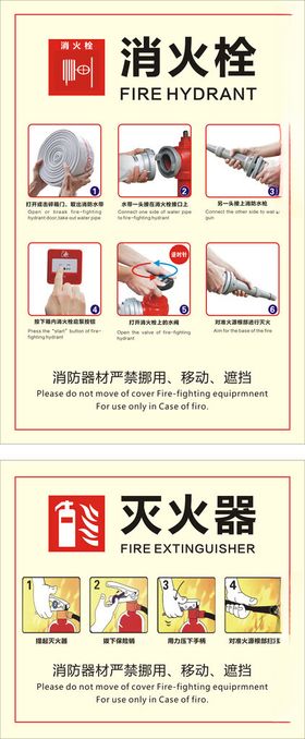 消火栓灭火器使用方法