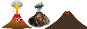 火山png免扣高清素材