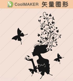 线稿剪影壁纸简洁手绘