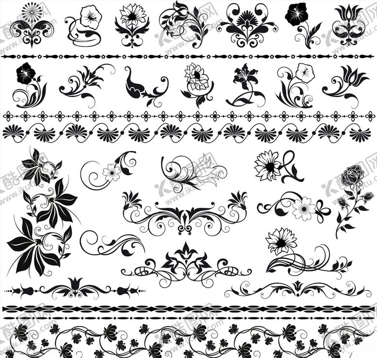 编号：17515110142253309261【酷图网】源文件下载-时尚花纹