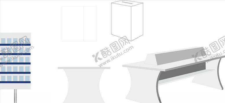 编号：19550709250004232431【酷图网】源文件下载-展示桌架