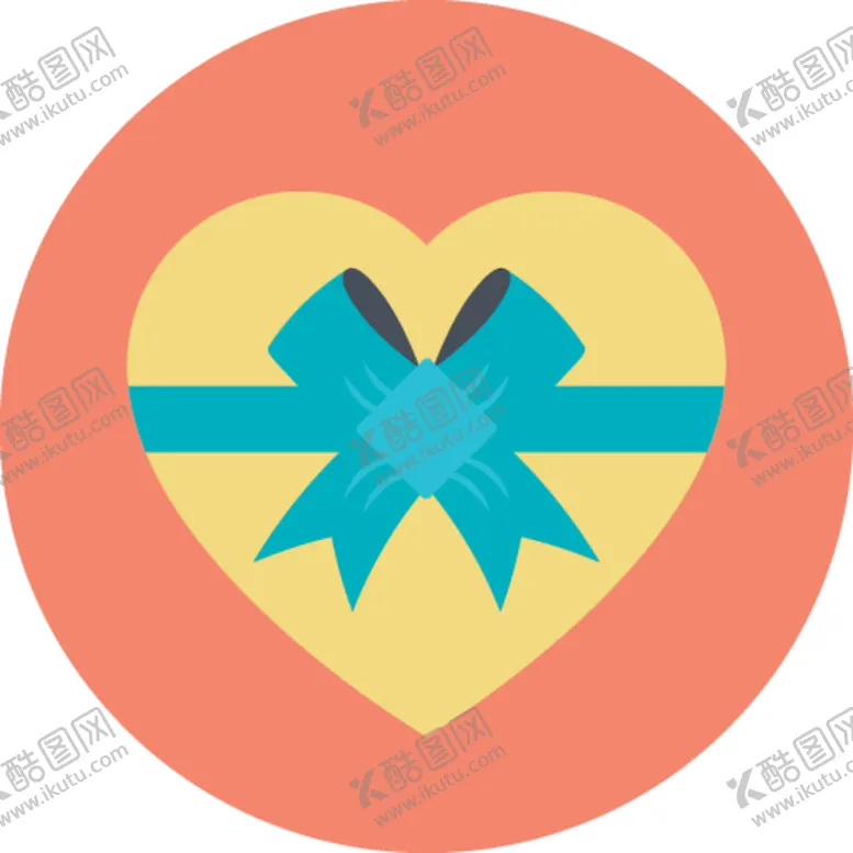 编号：14742106270327478878【酷图网】源文件下载-爱心礼盒图标