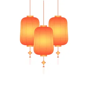 花灯会 灯笼元素 中国风素材