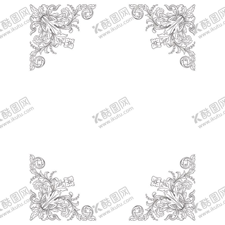 编号：25649805190019091115【酷图网】源文件下载-欧式装饰花纹图案