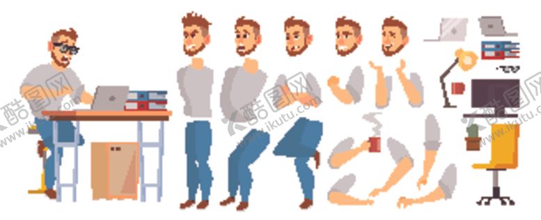 编号：56600209160206116943【酷图网】源文件下载-人物插画