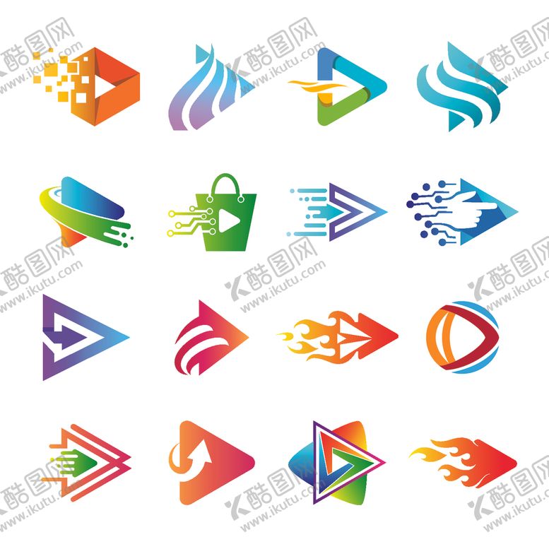 编号：73725110220847201291【酷图网】源文件下载-播放图标