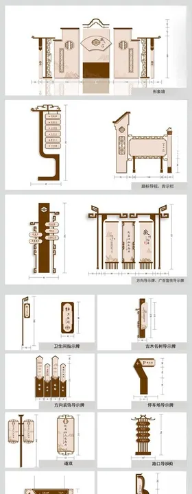 导视系统指示牌