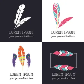 企业logo图片飘带养生标志能源