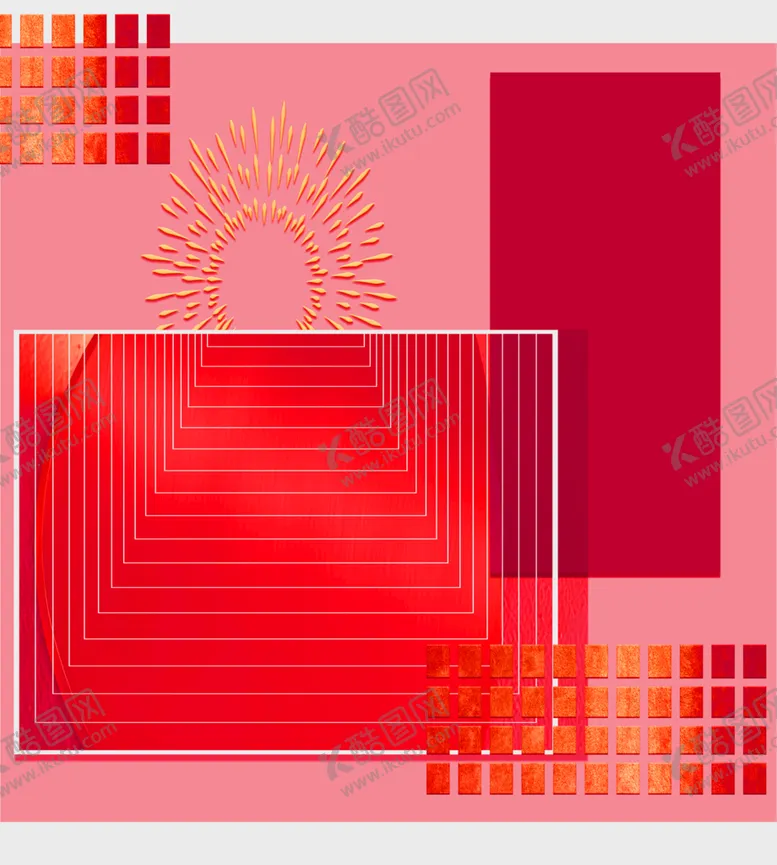 编号：29014809151638299463【酷图网】源文件下载-立体延展方块挂画装饰画时尚艺术画现代画
