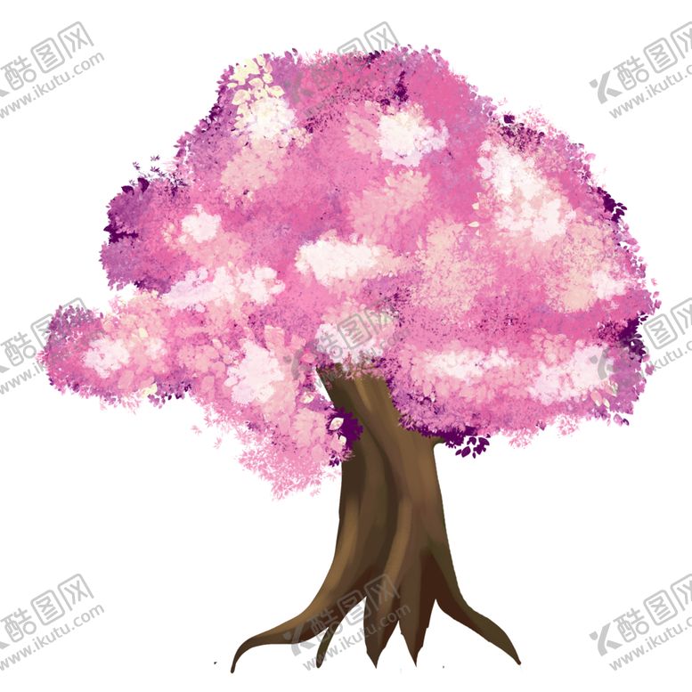 编号：29767304172212383467【酷图网】源文件下载-手绘樱花