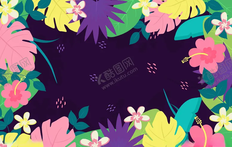 编号：47698106242326334612【酷图网】源文件下载-线条矢量手绘花草植物