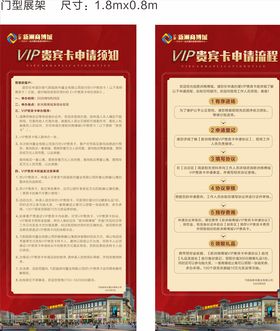 流程易拉宝