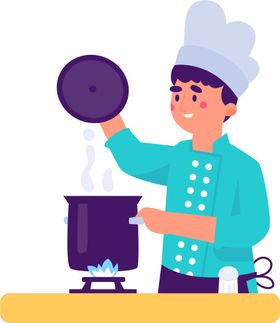 家庭料理做饭食物加工炒菜烹饪