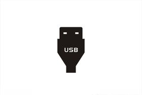 USB图标矢量素材