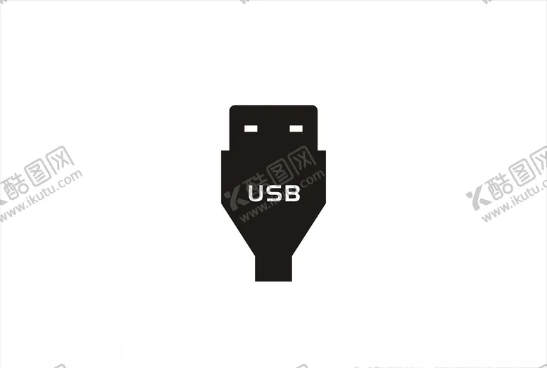 编号：82206406270235534978【酷图网】源文件下载-USB图标矢量素材