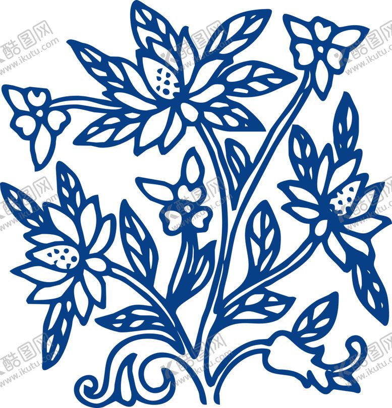 编号：45791809111157449360【酷图网】源文件下载-青花瓷图案