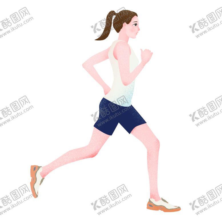 编号：90380709162008089644【酷图网】源文件下载-跑步女孩