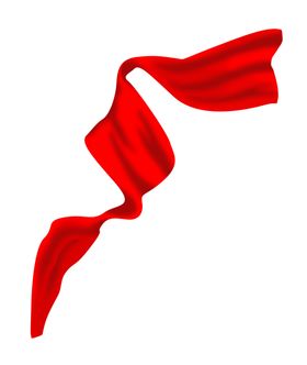 红色飘带