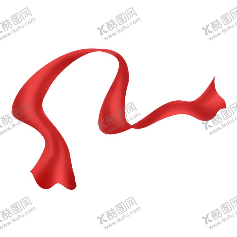 编号：76617306260145571081【酷图网】源文件下载-红色飘带