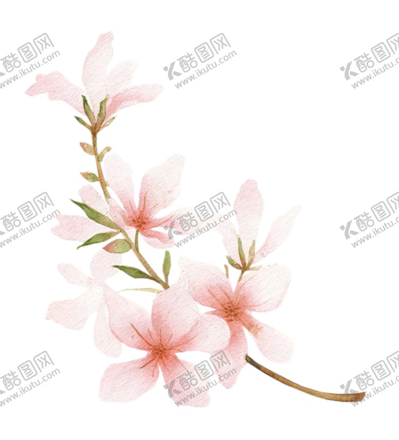 编号：83010810300651081670【酷图网】源文件下载-水墨传统国风花朵