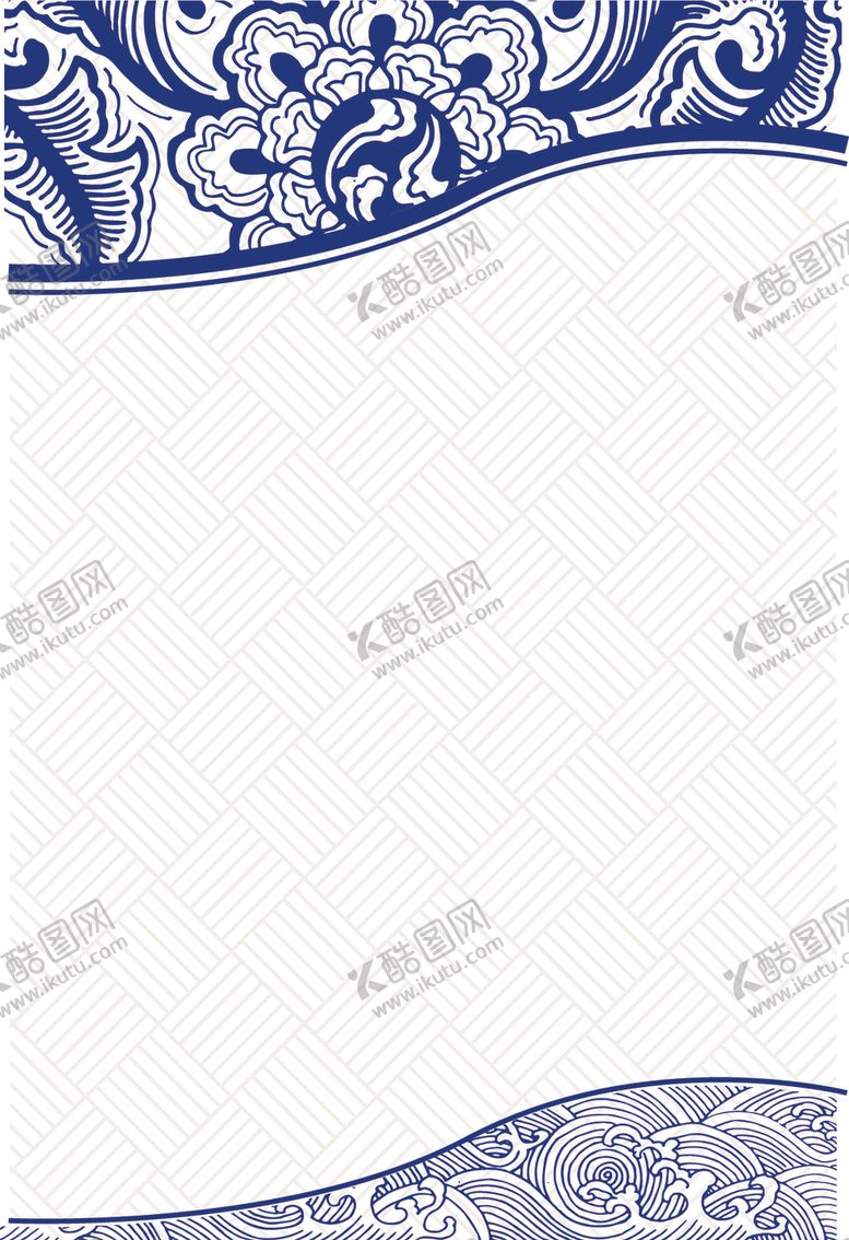 编号：17236405021837312770【酷图网】源文件下载-青花瓷纹理