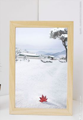 雪天雪地信纸书信