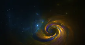 宇宙星空星KV主视觉银河舞台背景梦幻