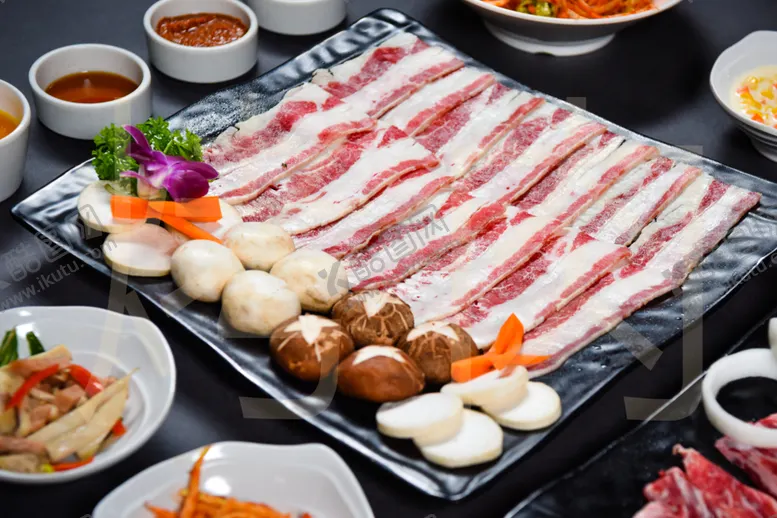 编号：30419406252234218174【酷图网】源文件下载-韩国烤肉美食传统美食餐饮
