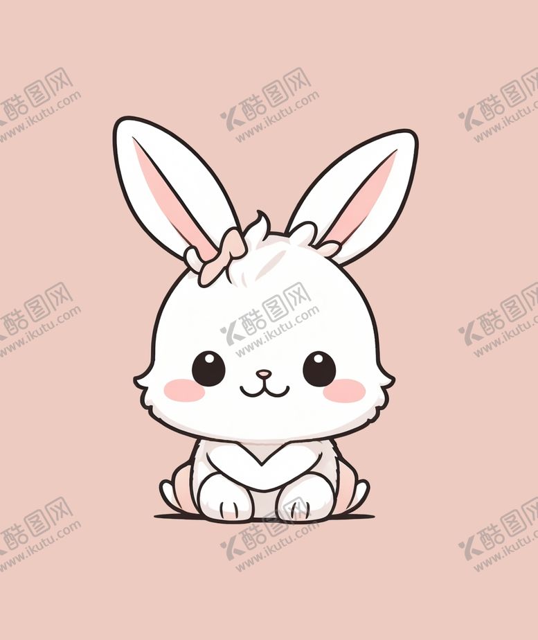 编号：42956002241225286090【酷图网】源文件下载-卡通小白兔