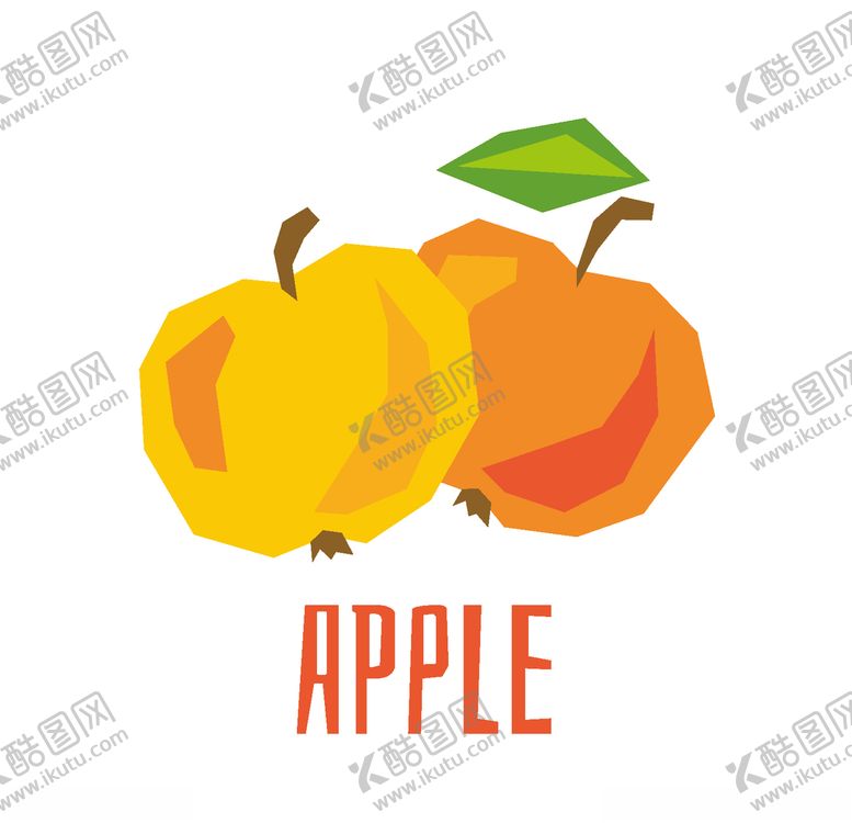 编号：53587107061343466472【酷图网】源文件下载-矢量卡通苹果