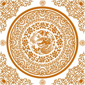 中国风金色龙元素